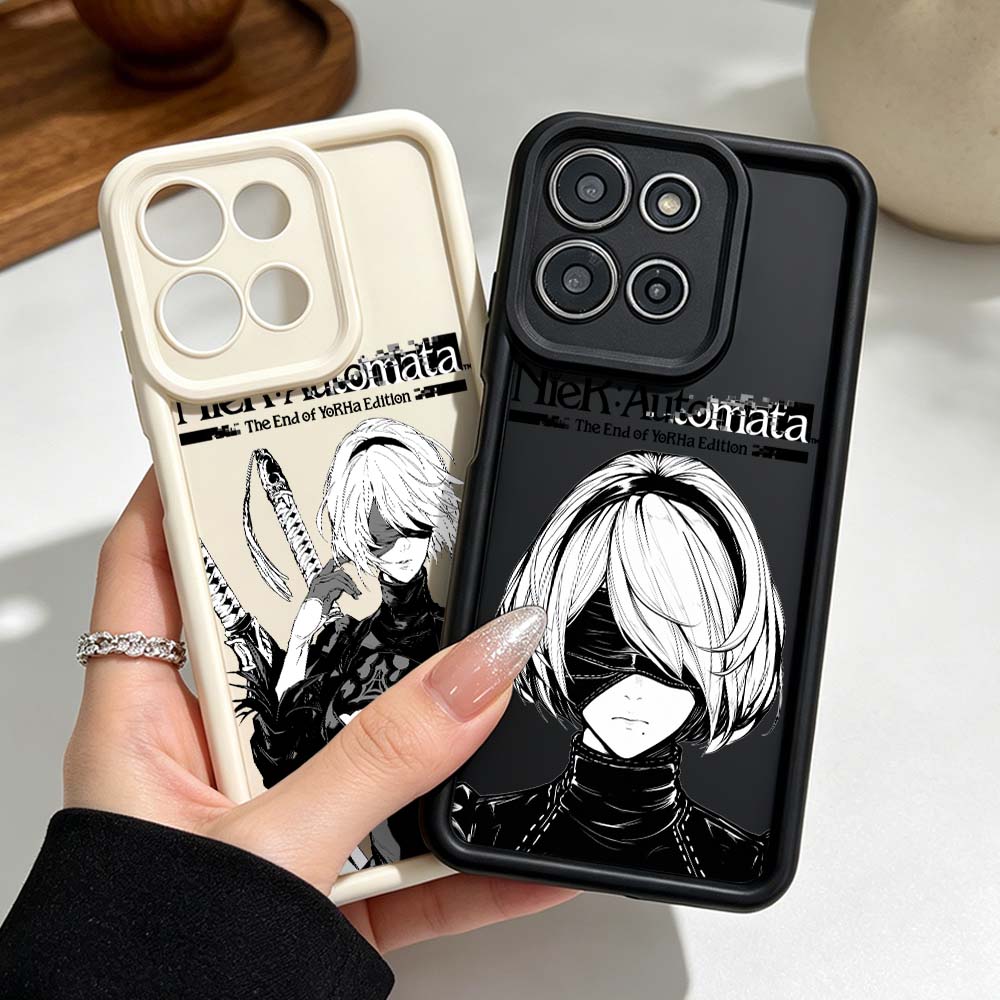 Phone Cases Silicone - NieR Automata Anime Handyhülle für Motorola