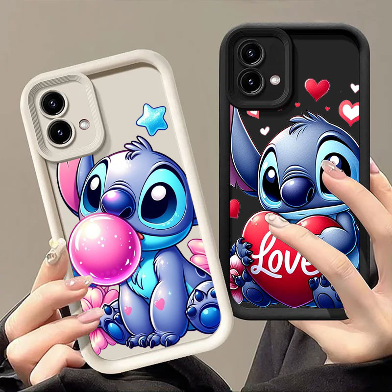 Phone Cases Disney - Niedliche Stitch Love Handyhülle für Motorola