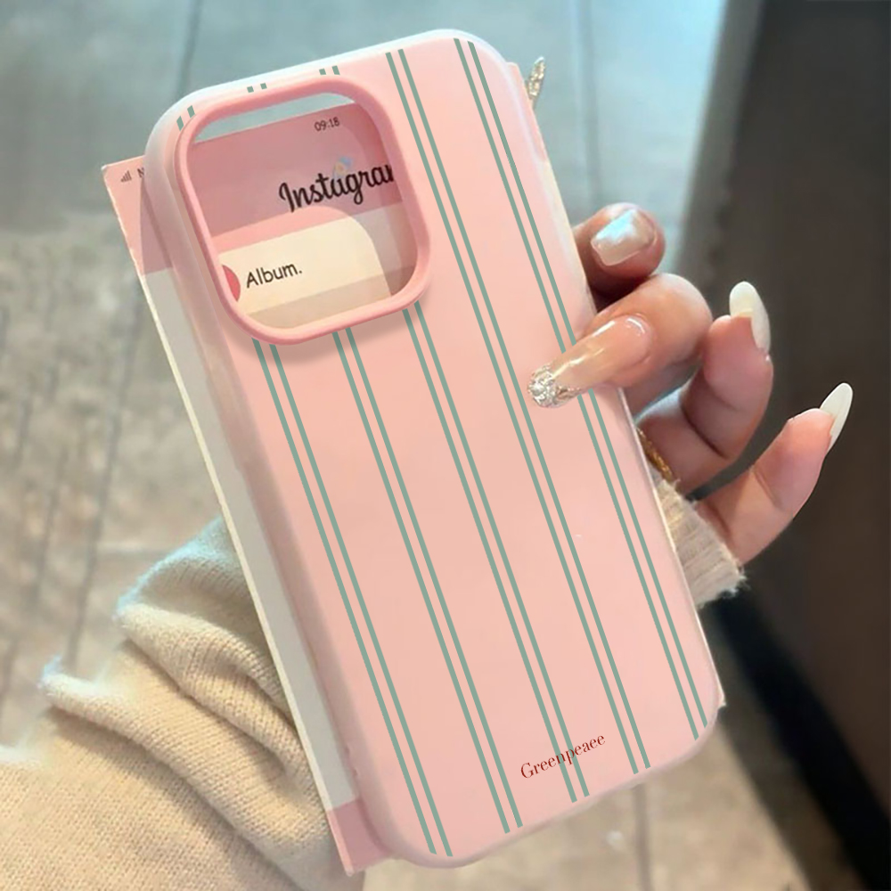 Phone Cases Xiaomi 15T - Luxuriöse, frisch gestreifte Silikon-Handyhülle für Xiaomi
