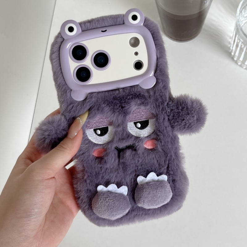 Phone Cases Iphone 17 Pro - Niedliche Cartoon-Handyhüllen mit lustigem Schlafgesicht für