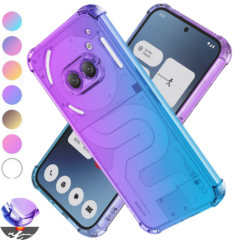Phone Cases Nothing 3A - Vier-Ecken stoßfeste TPU-Hülle mit Farbverlauf für