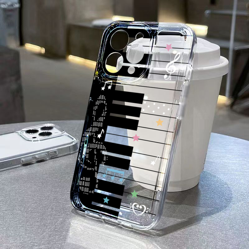 Phone Cases Xiaomi 15T - Bemalte Handyhülle mit Buchstaben und Musiknoten