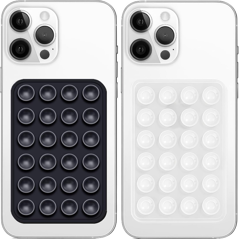 Phone Cases Silicone - Silikon-Saugnapf-Handyhalterung Multifunktionale Saugnapf-Wandhalterung Quadratische Rutschfeste Einseitige
