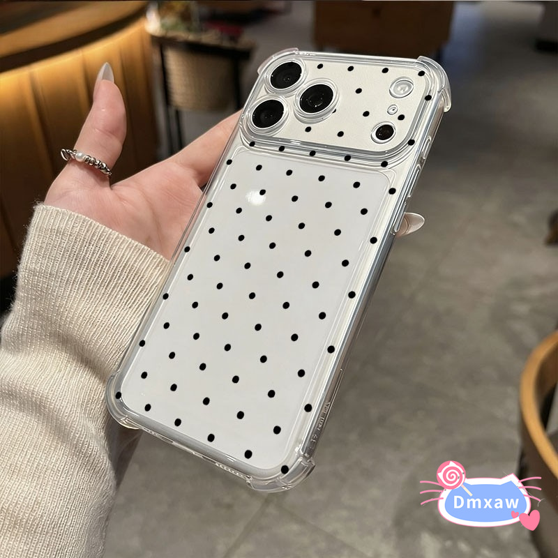 Phone Cases Nothing 3A - Einfache schwarze Handyhülle mit Tupfen für