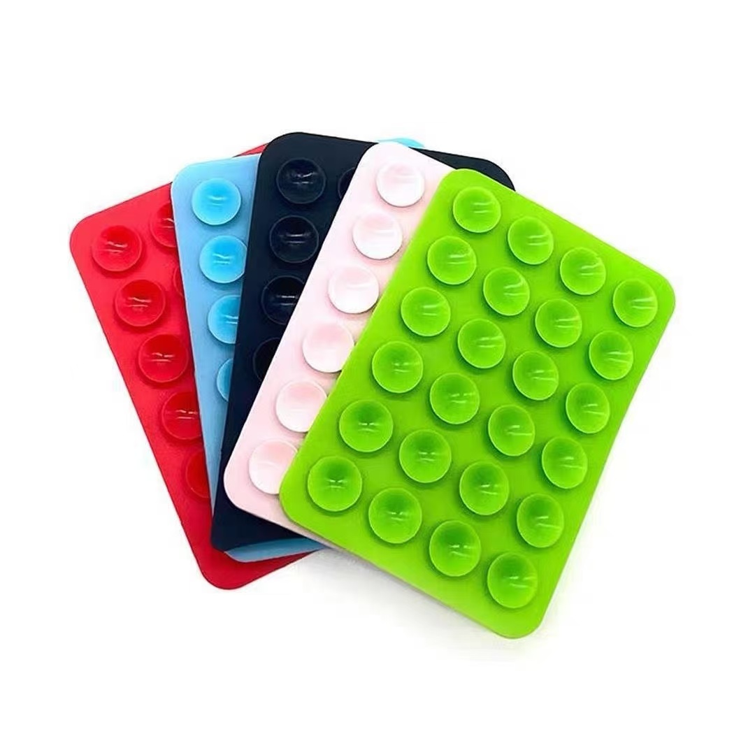 Phone Cases Silicone - Silikon-Saugnapf-Handyhalter, quadratischer, rutschfester Aufkleber für Handyhüllen,