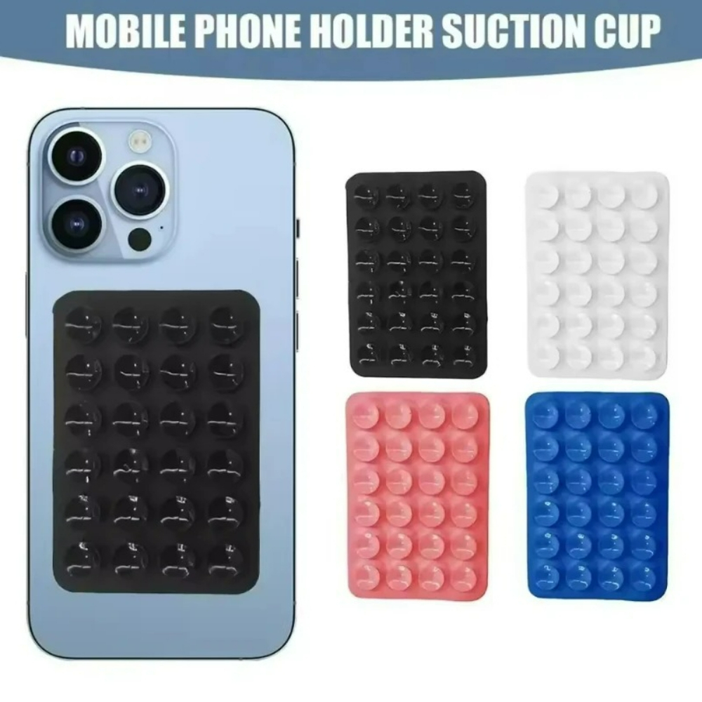 Phone Cases Silicone - Silikon-Handyhalter mit Saugnapf, Handyhülle-Halterung in Bonbonfarben