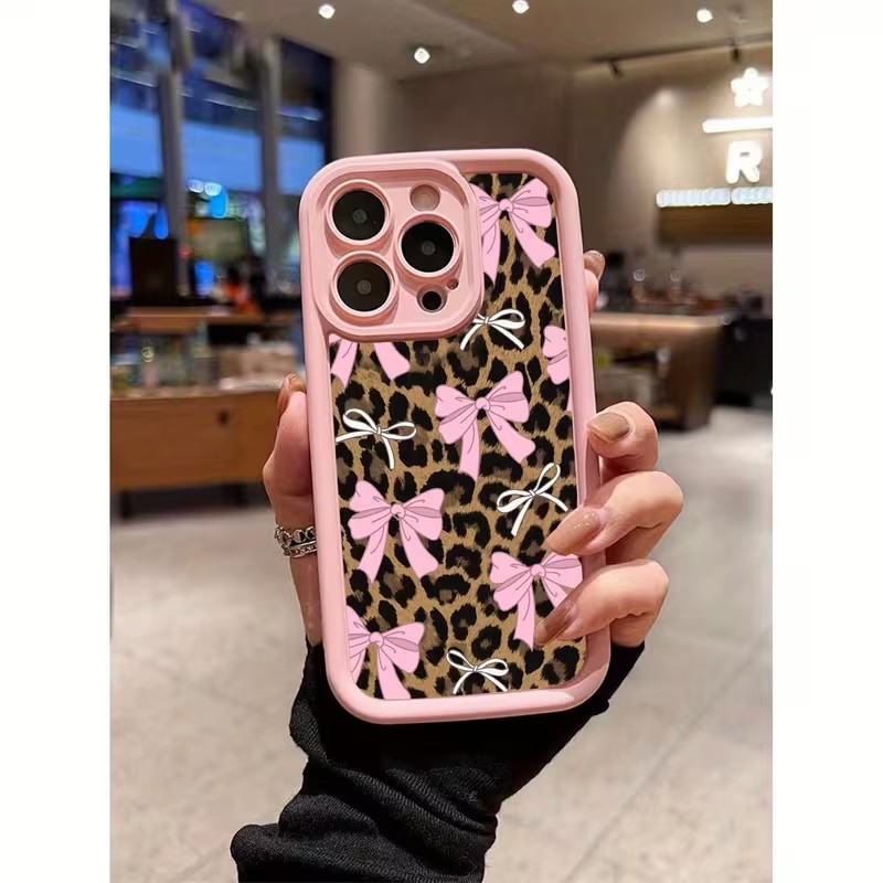 Phone Cases Xs - Leopardenmuster Schleife Handyhülle für iPhone 18