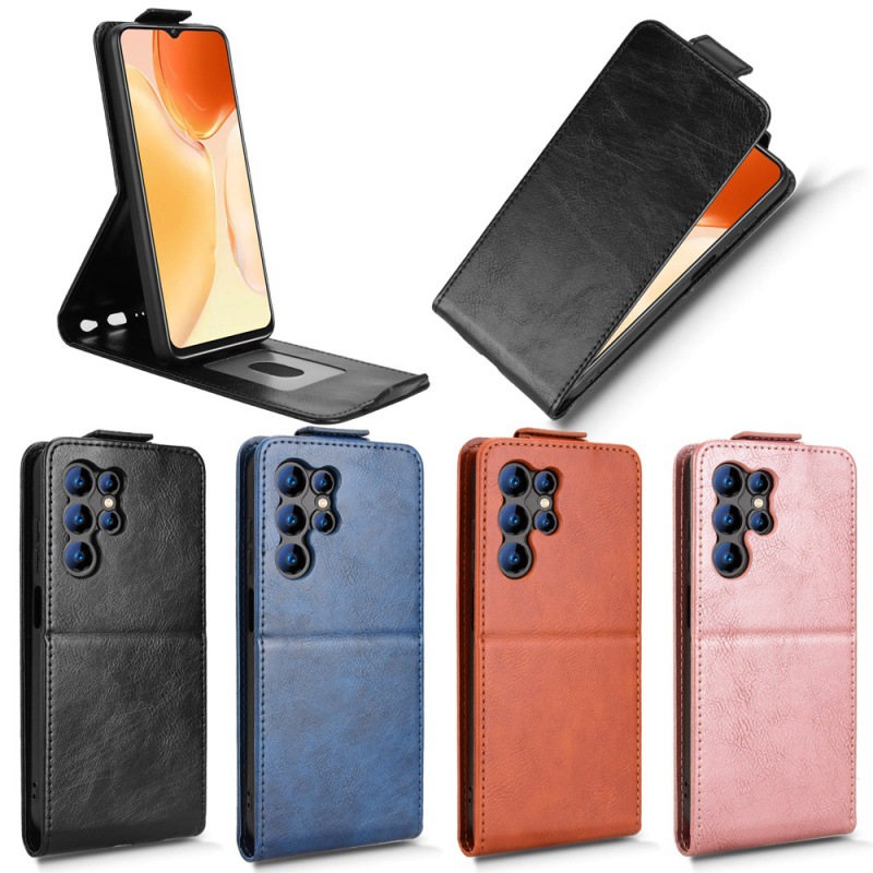 Phone Cases Nothing 3A - Vertikale Auf- und Abklappbare Lederhülle für