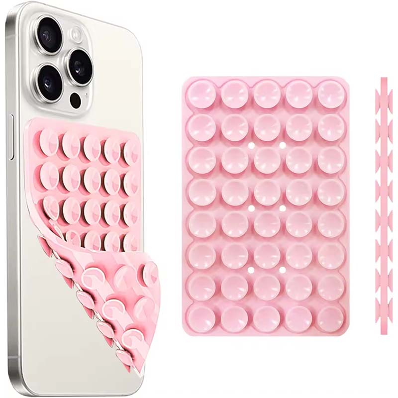 Phone Cases Silicone - Silikon-Saugnapf-Handyhalter mit starkem doppelseitigem Griff, Video-Fixierpad,