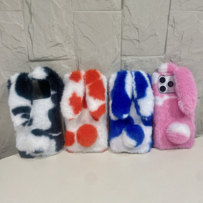 Phone Cases Iphone 17 Pro - Niedliche Hasen-Design Flauschige Handyhüllen für iPhone