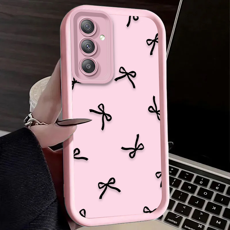 Schwarze Herz-Schleifenknoten- – Phone Cases For Samsung A14 Bewertung und Preis