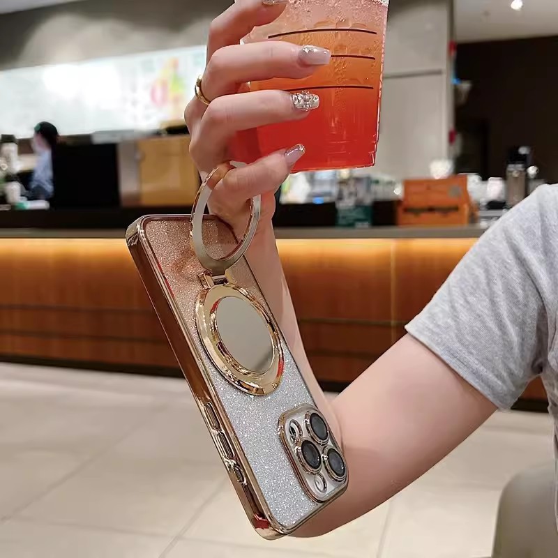 Glitzer-Spiegel-Handyhülle für – Phone Cases Vogue Bewertung und Preis