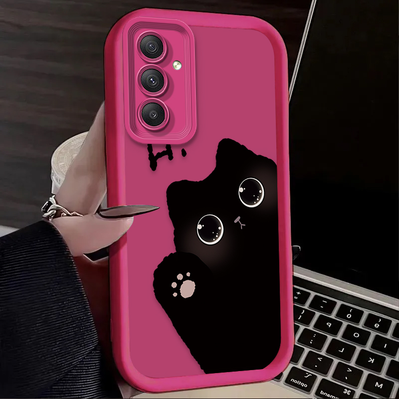 Schöne Big Eyed Cat Handyhülle – Phone Cases For Samsung A14 Bewertung und Preis