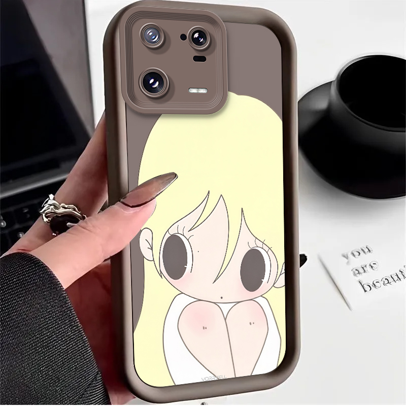 Shy Knees-Up Blonde Big Eyes W – Phone Cases Xiaomi 15T Bewertung und Preis