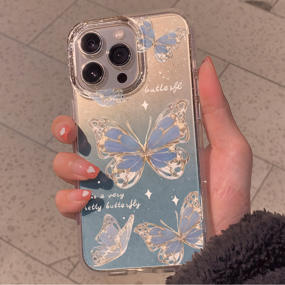 Luxuriöse Blaue Schmetterling  – Phone Cases Otterbox Bewertung und Preis