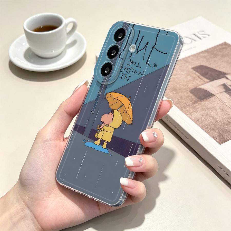 Gelber Regenschirm-Jungen Hand – Phone Cases For Samsung A14 Bewertung und Preis