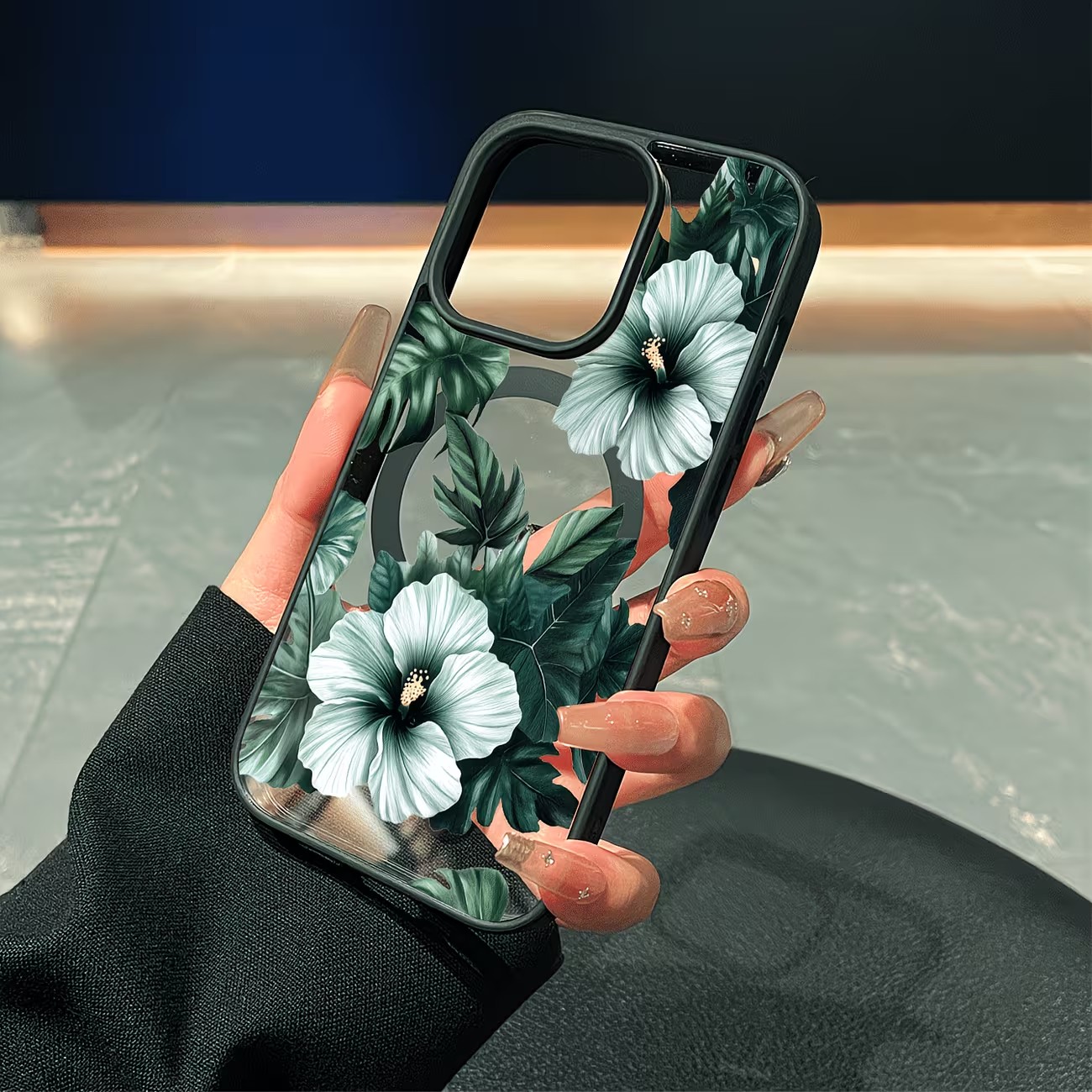 Grüne Blumenmuster Handyhülle  – Phone Cases Otterbox Bewertung und Preis